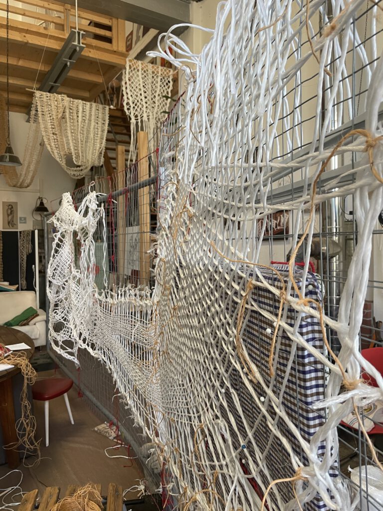 Little big dove is growing in the Art Studio of Anett Schuster